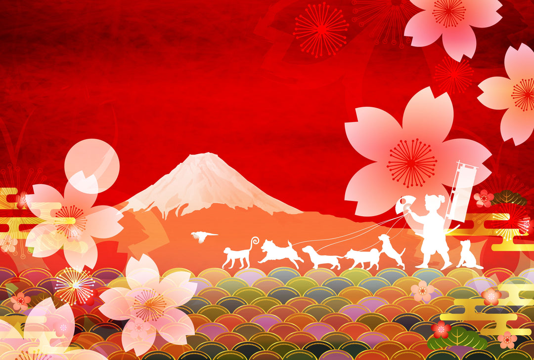 Momotaro inspired background