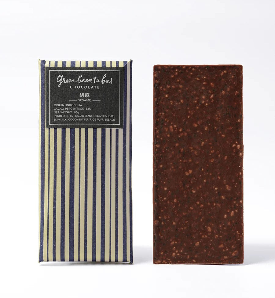 green bean to bar CHOCOLATE - Sesame Chocolate (1 Piece)