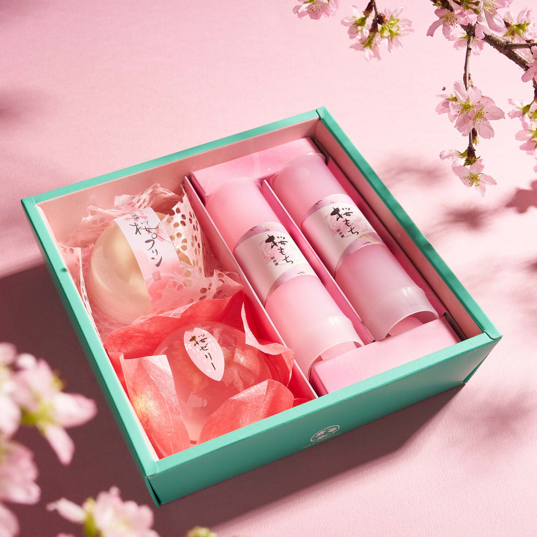 Sakura Dayori Sweets Gift Box (4 Pieces, 3 Flavors)