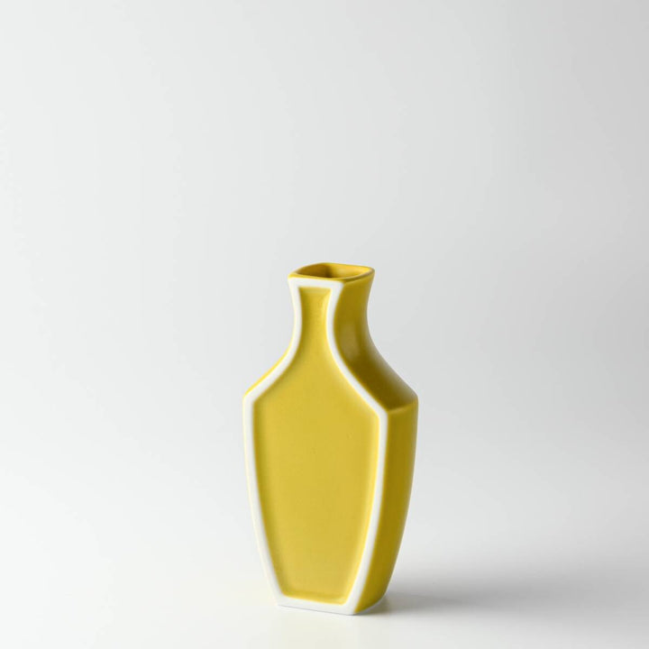 Minoyaki Small Vase Mustard Yellow thumbnail 1