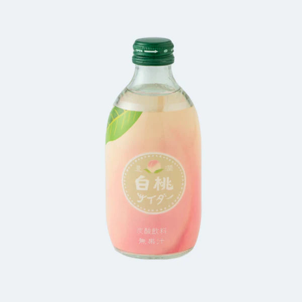 Tomomasu Cider: Rich White Peach Soda (300 ml)