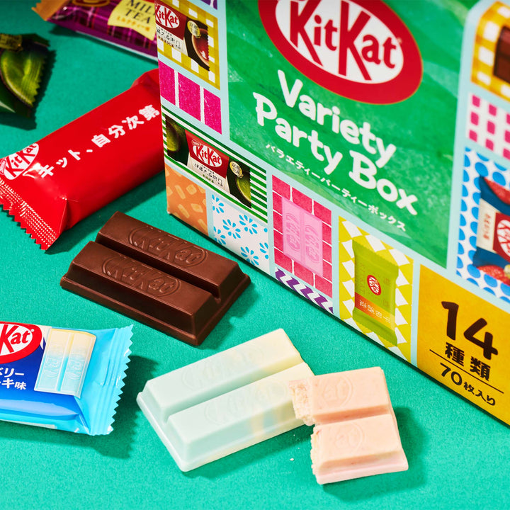 Japanese Kit Kat: Variety Party Box 2024 (70 Pieces, 14 Flavors) thumbnail 2