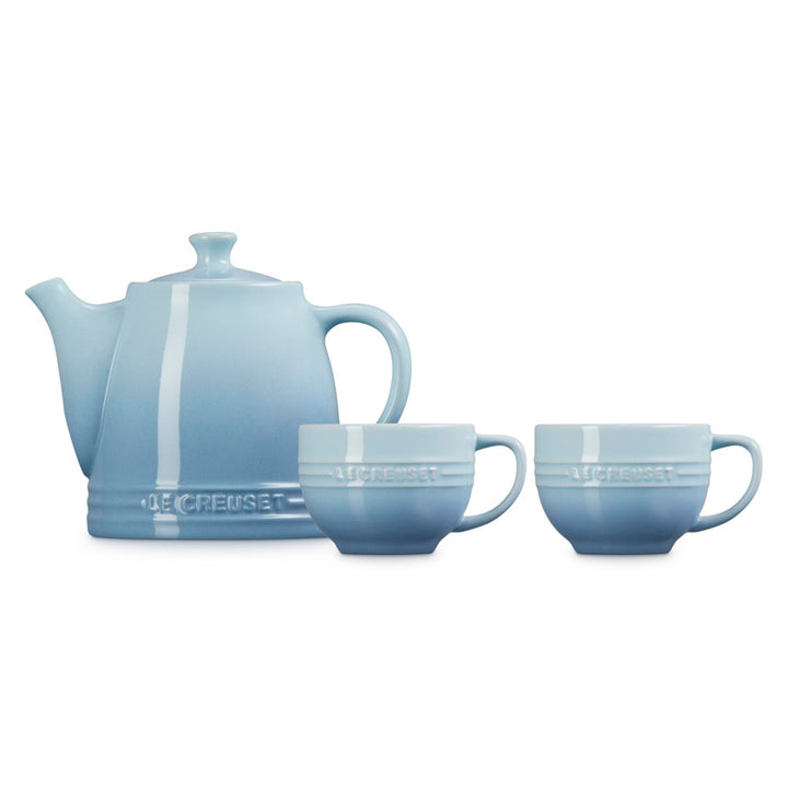 Le Creuset Teapot And Mug Set In Coastal Blue thumbnail 3