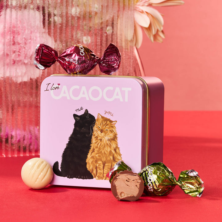 I Love CACAOCAT Chocolate Tin (6 Pieces, 6 Flavors) thumbnail 1