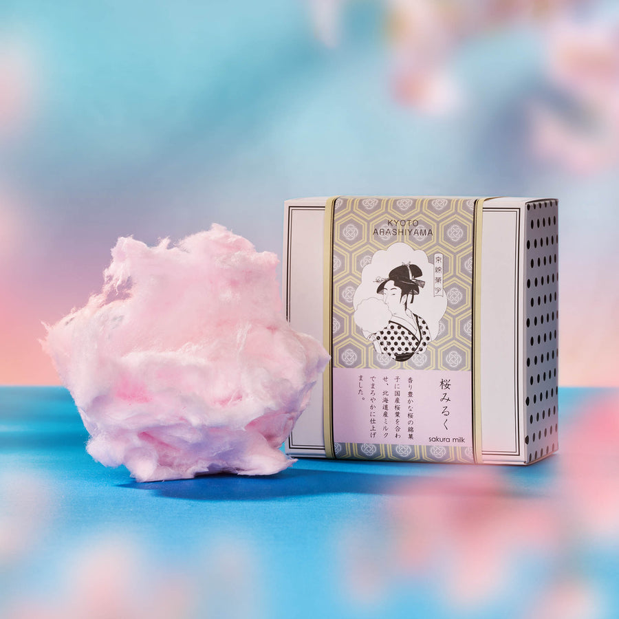 Sakura Milk Cotton Candy Box (1 Box)