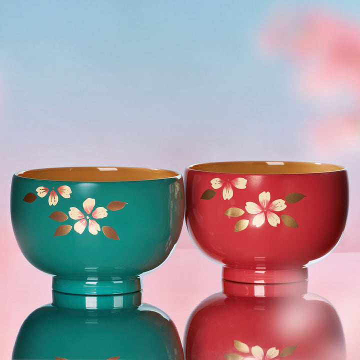 Sakura Lacquerware Bowl Set thumbnail 1