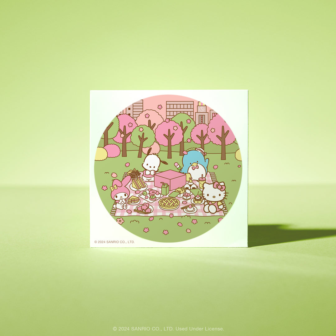 Hello Kitty and Friends® Sticker: Sakura Picnic (5 Stickers)