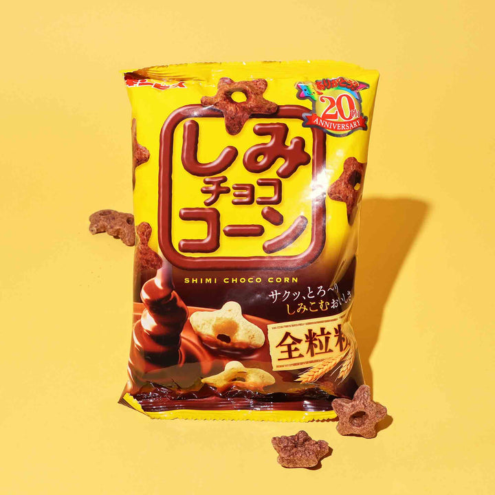 Shimichoco Chocolate Infused Crispy Snack (1 Bag) thumbnail 1