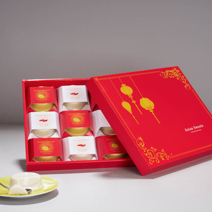 Mango Pudding & Almond Jelly Gift Box (12 Pieces, 2 Flavors)
