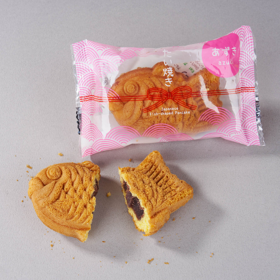 Oiwai Taiyaki Mini Cake Red Beans (5 Pieces)