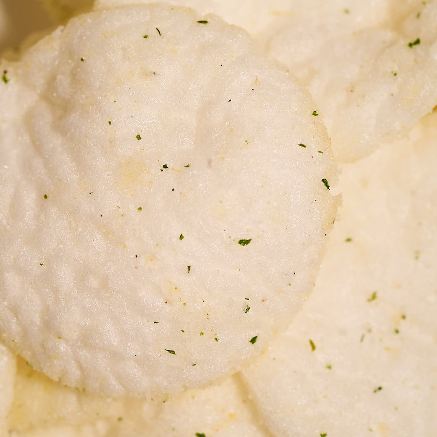 Uru-Rice Chips: Corn Potage Flavor