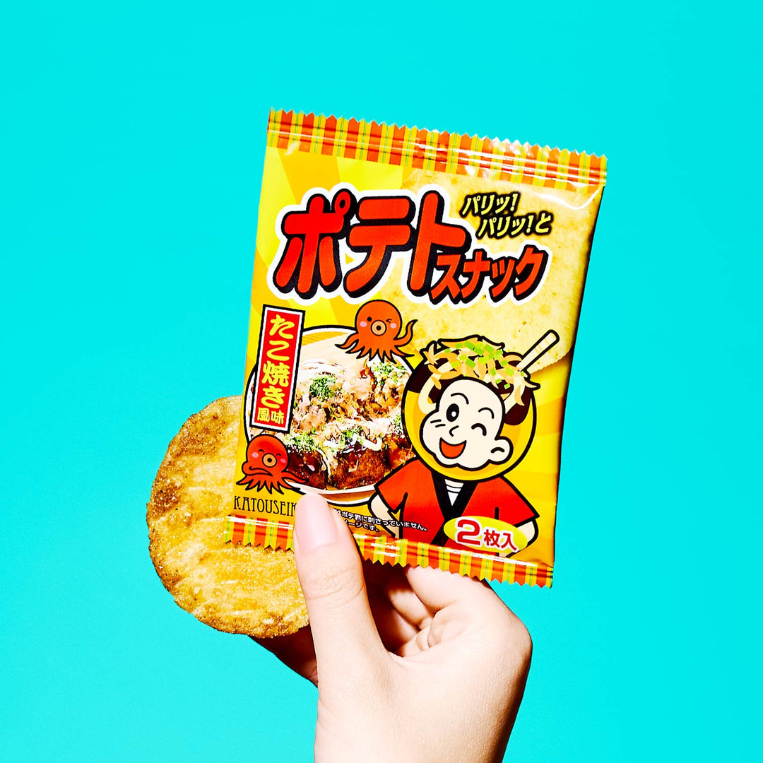 Potato Snack: Takoyaki Flavor (8 Packs)