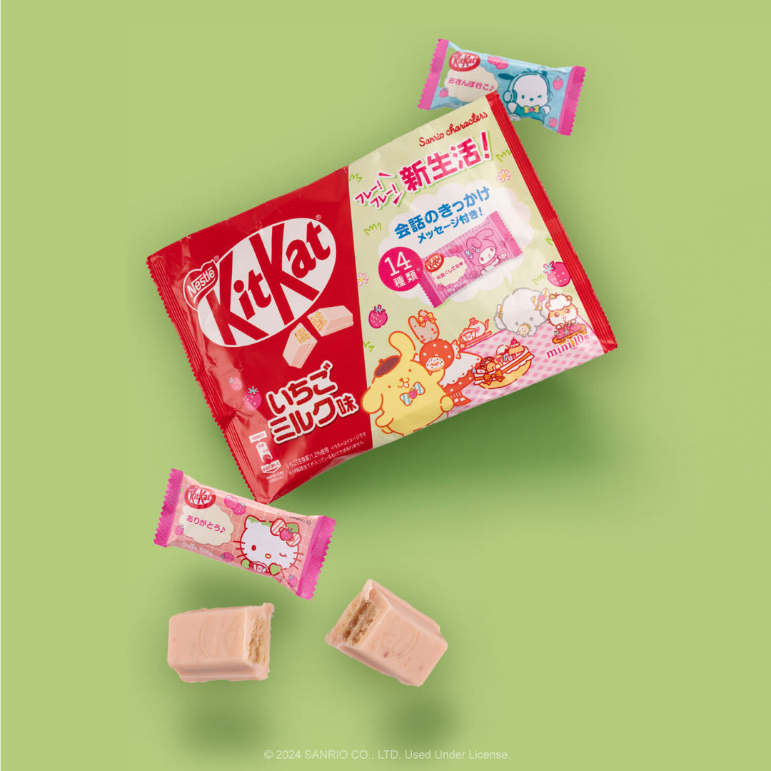 Kit Kat Mini: Sanrio Characters Strawberry Milk (10 Pieces)