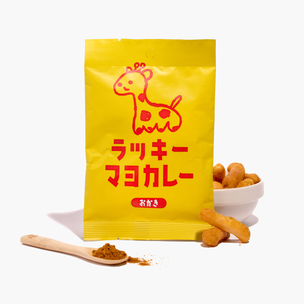 Lucky Mayo Curry Okaki Rice Cracker