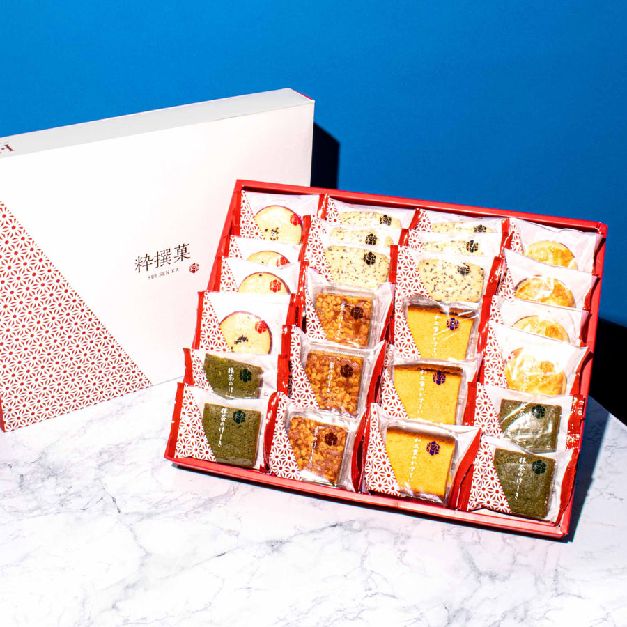 Nakajima Taishodo Japanese Gift Box: (25 Pieces, 6 Flavors)