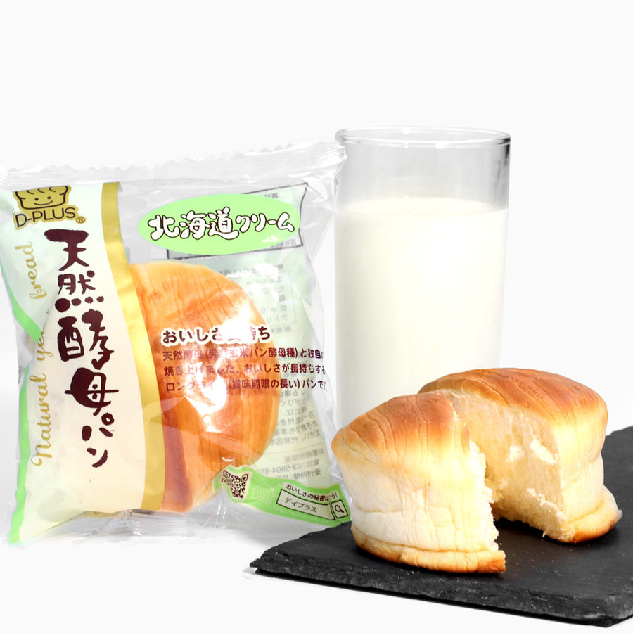 Natural Yeast Bread: Hokkaido Cream (1 Piece)