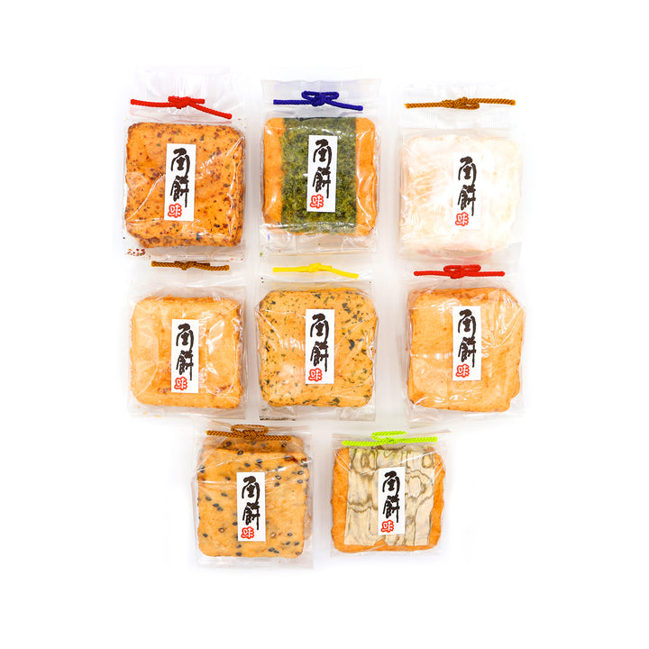 Senbei Lab Gift Box: Deluxe Rice Crackers (8 Flavors, 20 Pieces)