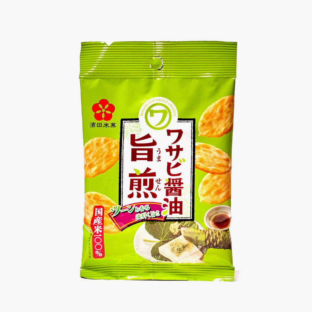 Wasabi Shoyu Uma Sen Rice Cracker